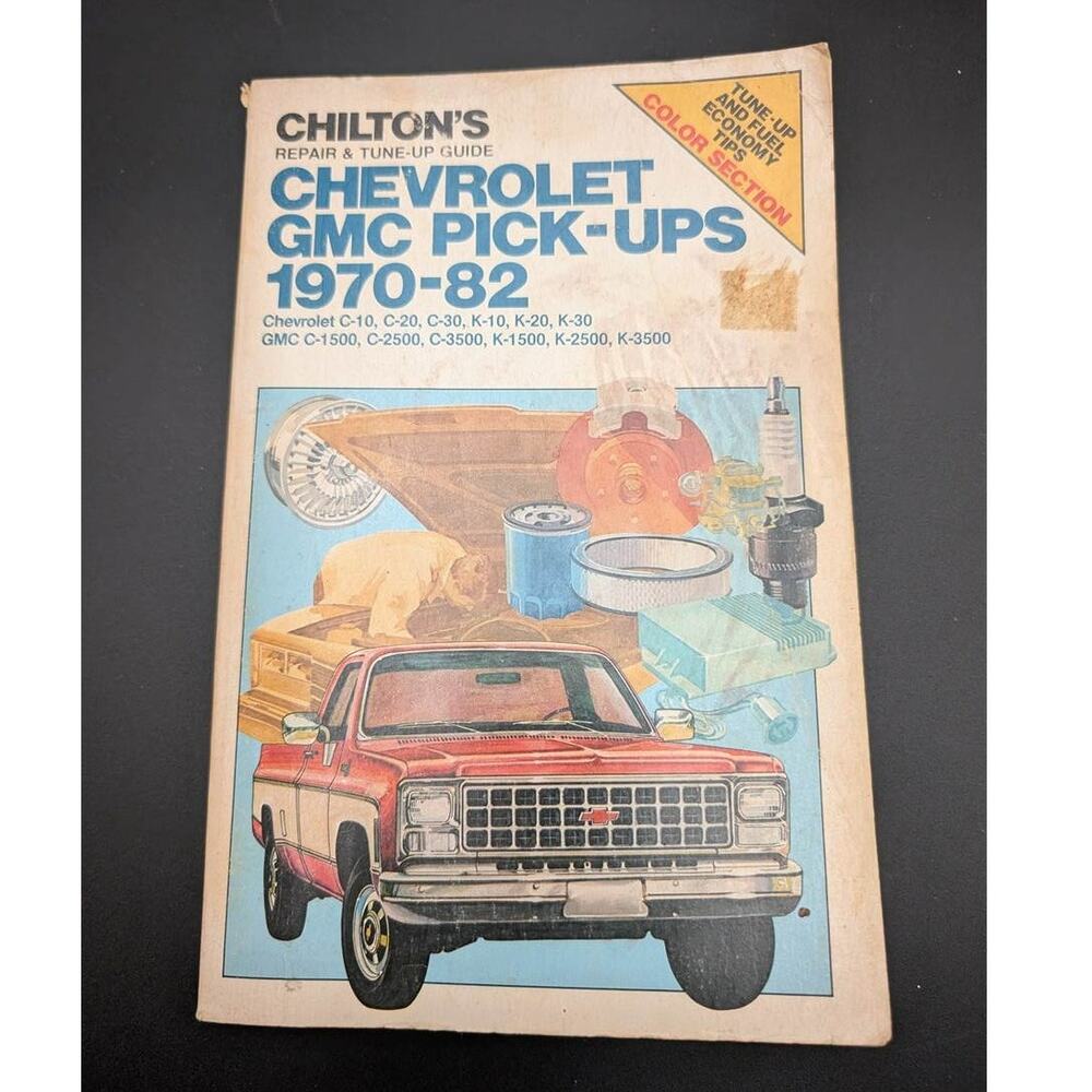 Chilton Automotive Repair Tune Up Manual Chevrolet GMC Pick Up 1970 82 Softcover